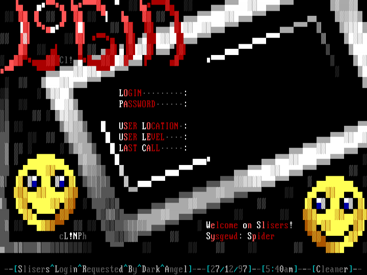 sLISERs lOGIn by cLEANEr