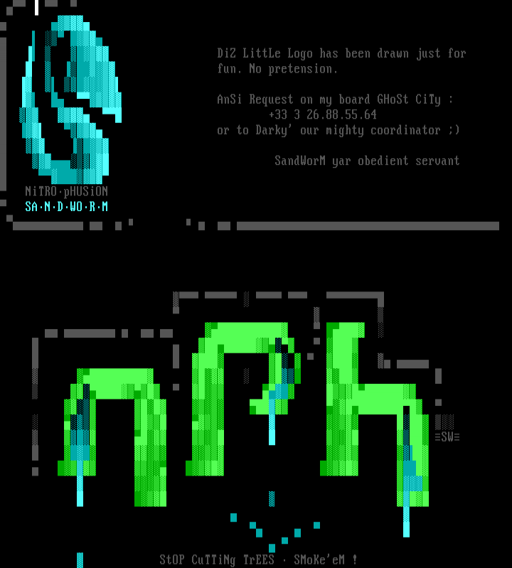 .% NiTROpHUSiON LogO %. by SandWorM