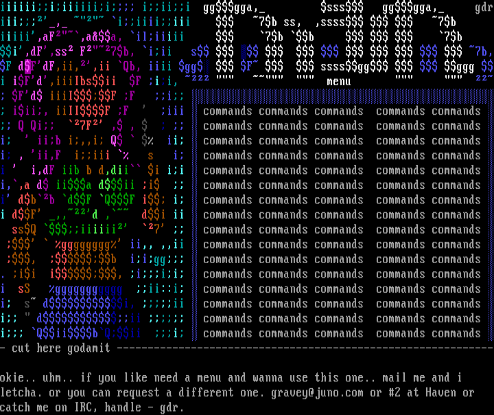 Main menu by Grave Dancer