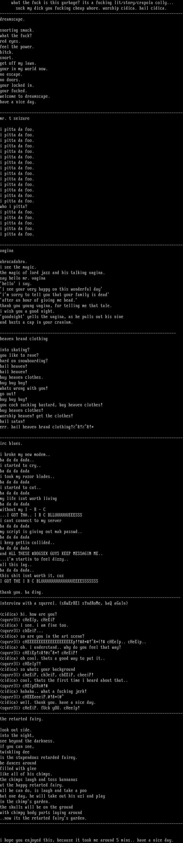literature compelation by cidica