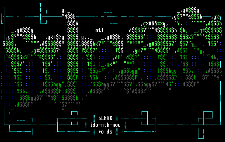blek .. er bleak by mort