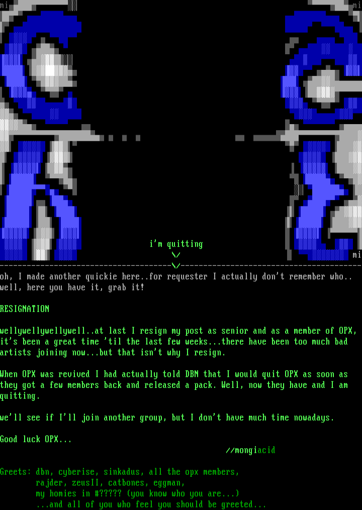 chat ppe + MY RESIGNATION by Mongi