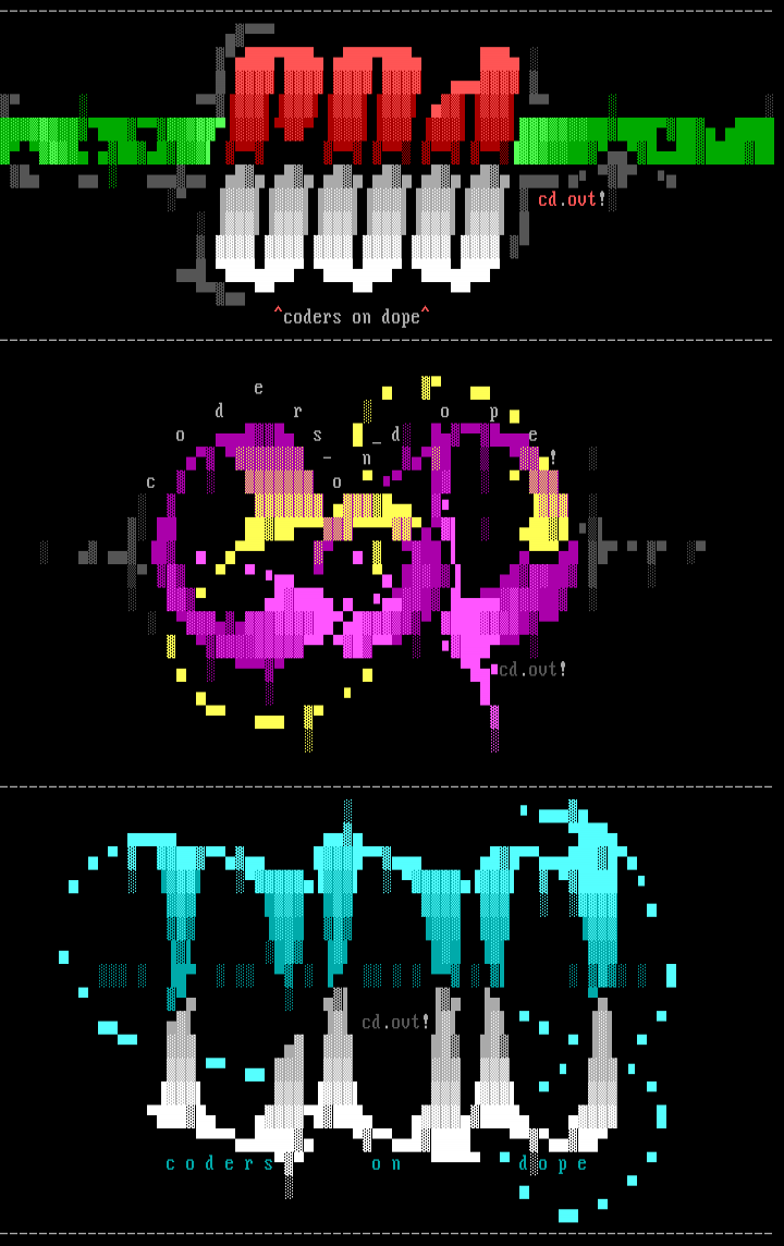 coders on dope logo colly by count drakula