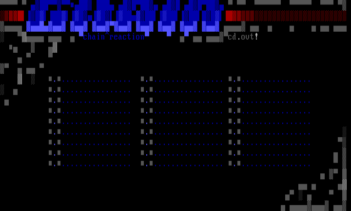 chain reaction main menu by count drakula