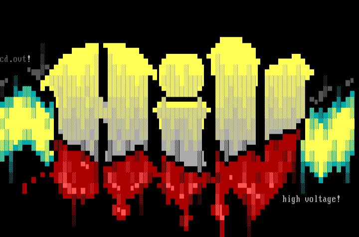 High voltage logo by count drakula