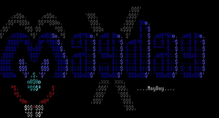 Mayday Ascii Logo by Speed Freak