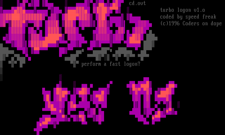 Turbologon screen by count drakula