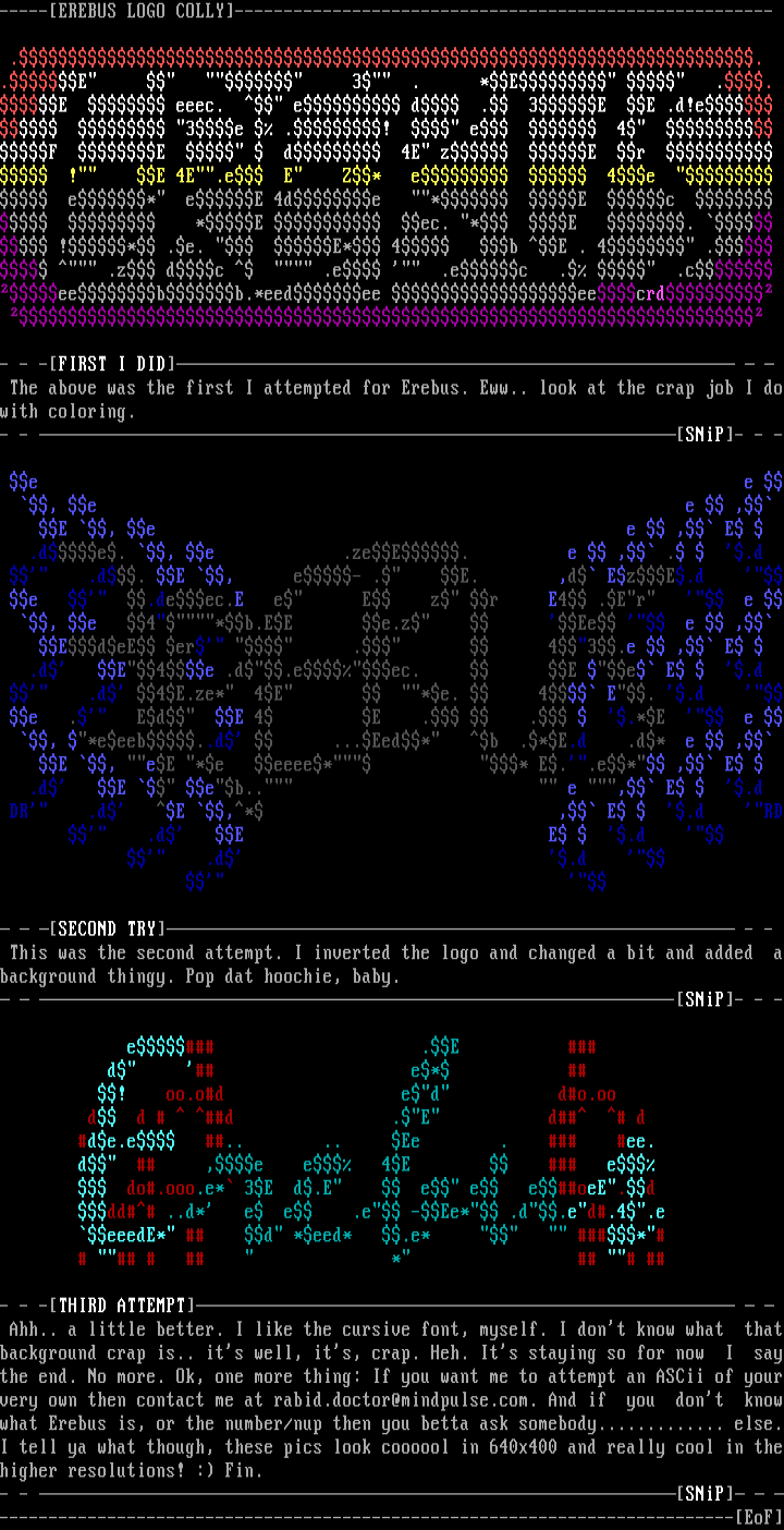 Erebus Colly by Rabid Doctor