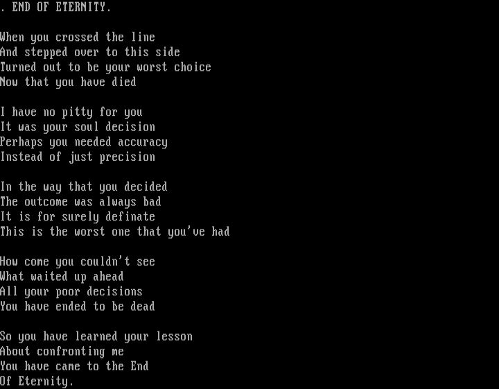 end of eternity by poseidon