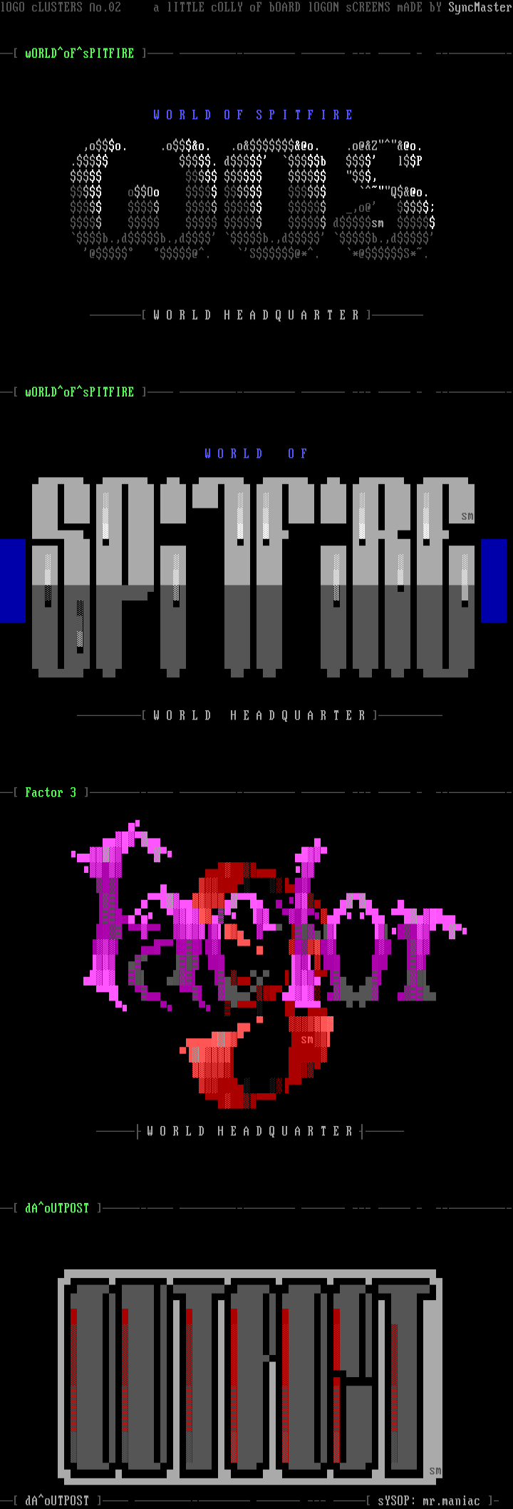lOGO^cLUSTERS^No.02 by Syncmaster