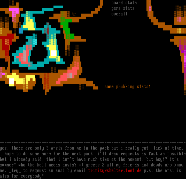 status ansi by trinity