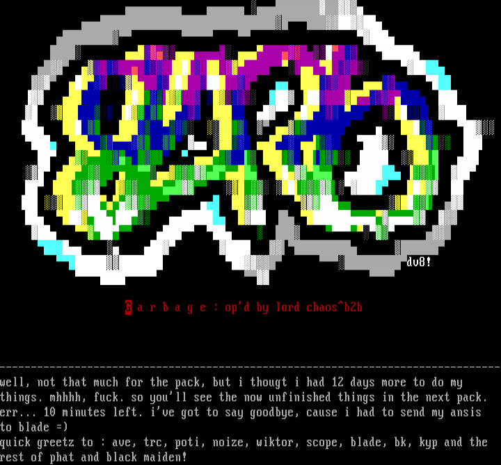 garbage promo! by dv8!