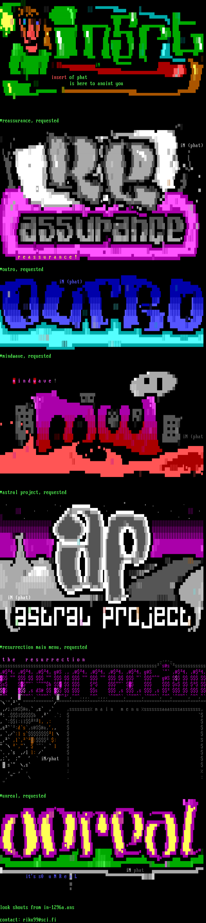 ansi clusta #ii l296 by insert