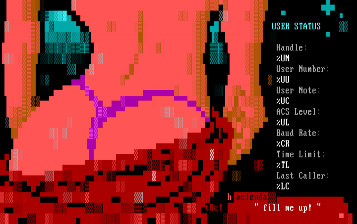 hacienda status screen by tricycle