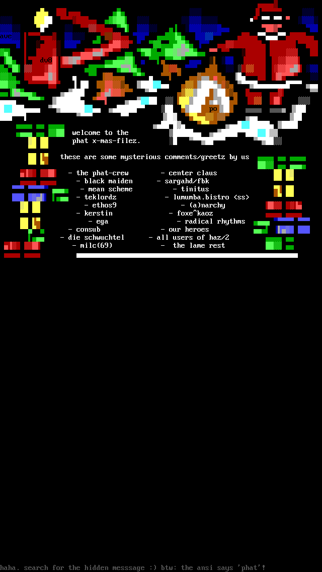 x-mas-files. by ave. poti. dv8.