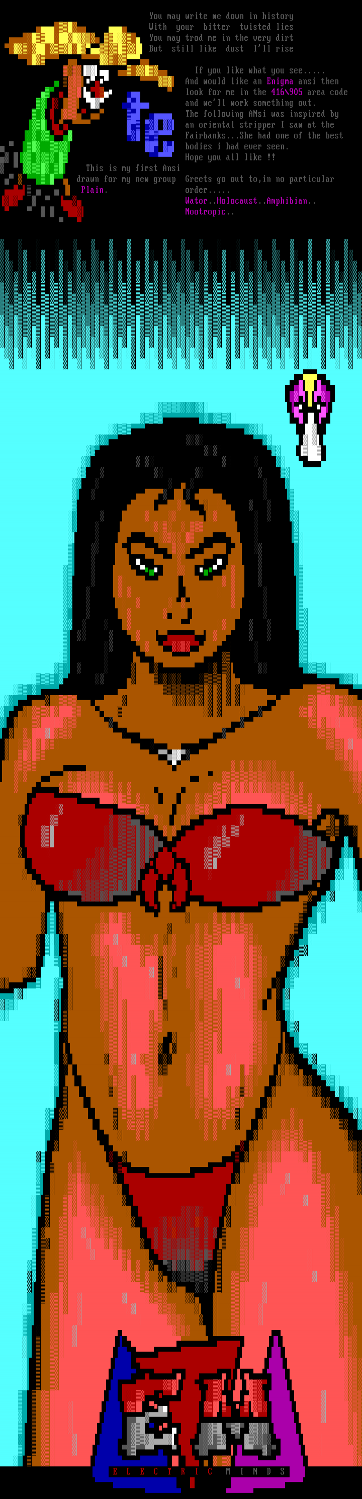 electric minds chick by the enigma