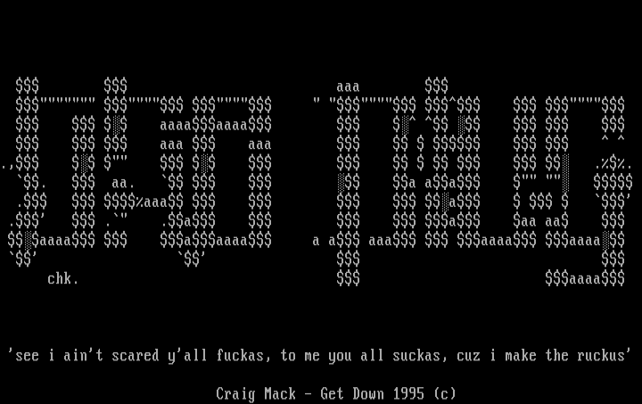 the plug ascii by chalk