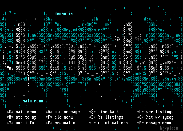 dementia by black jack