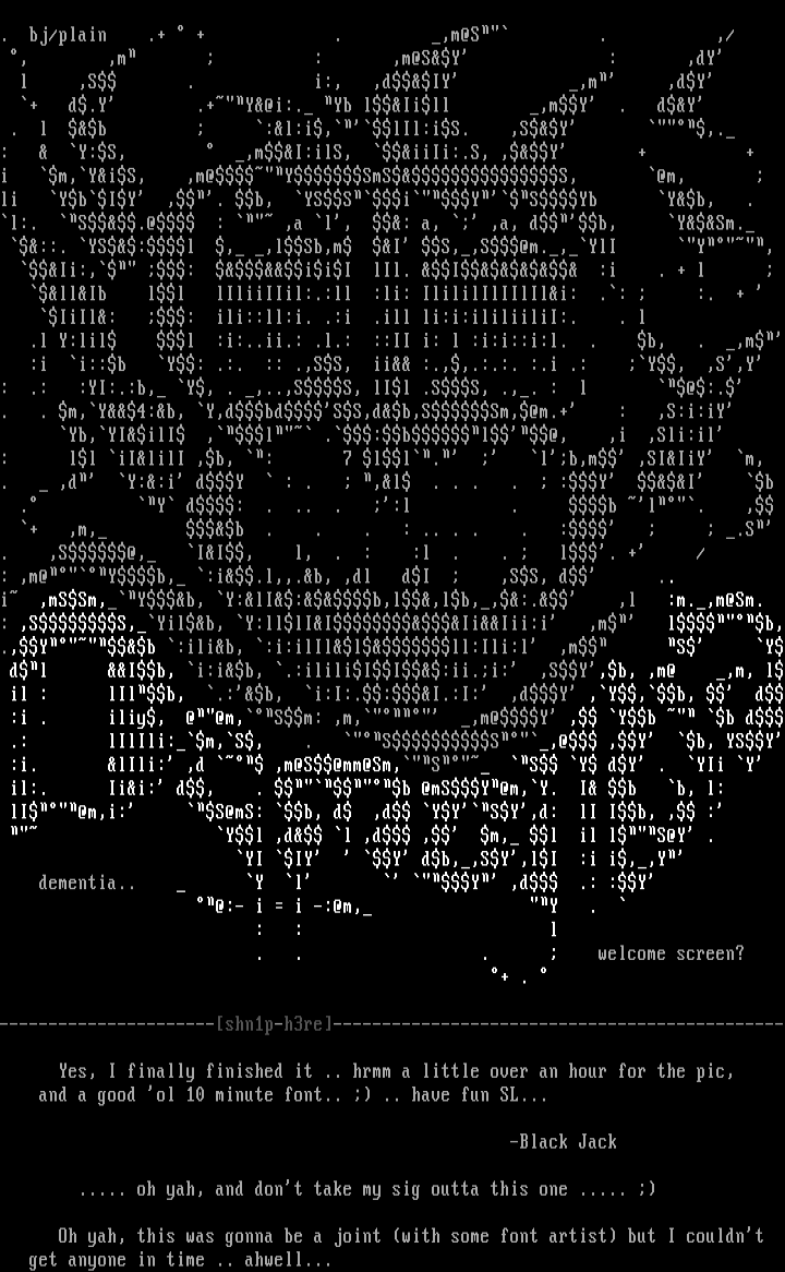 Dementia by Black Jack
