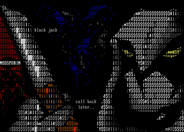 Logoff screen (Neosporin) by Black Jack