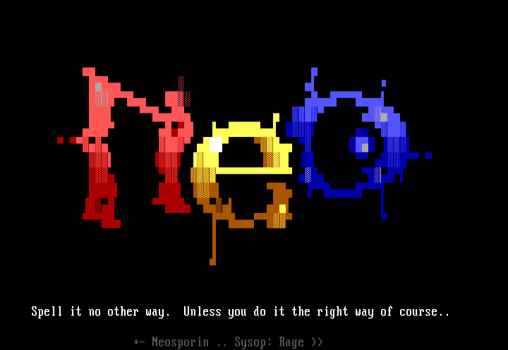 Neosporin font by watOr