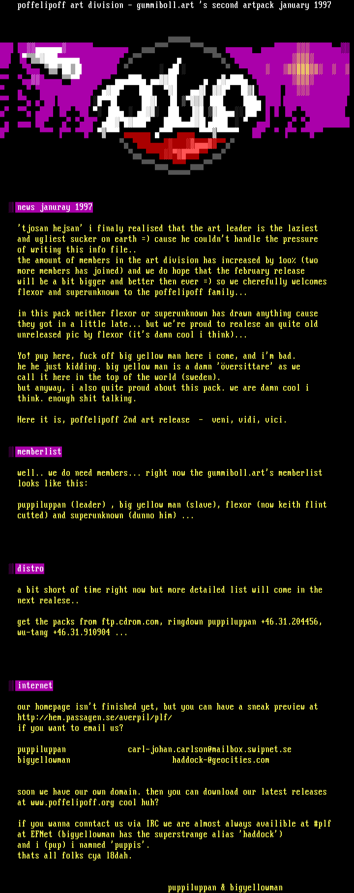 news january 1997 by poffelipoff crew