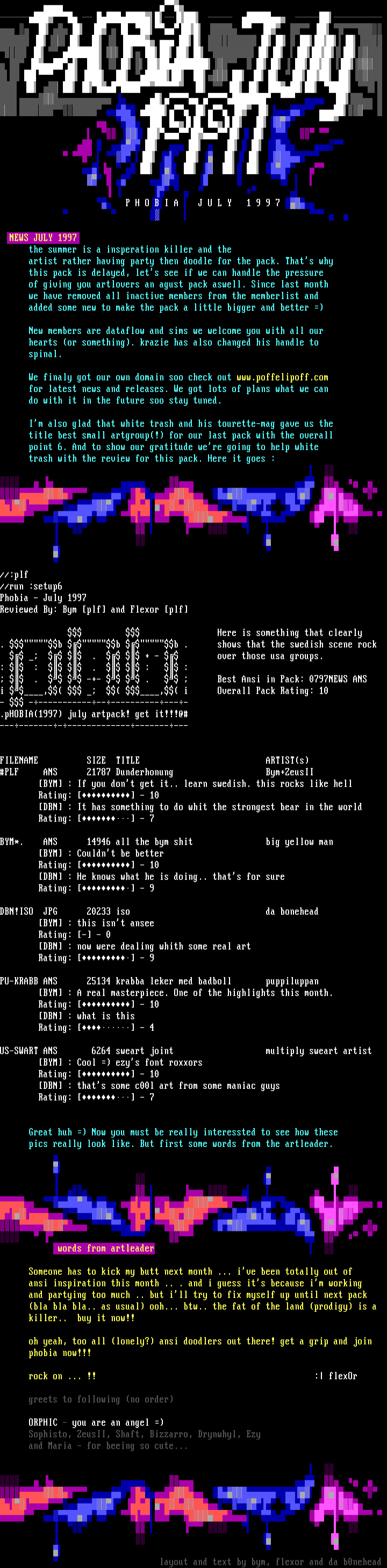 news july 1997 by poffelipoff crew