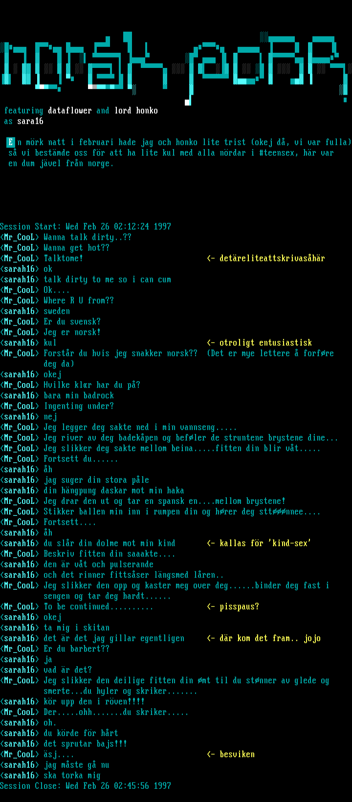 norsk pornografi by dflower, lordhonko