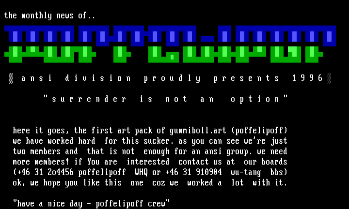 news december 1996 by poffelipoff crew