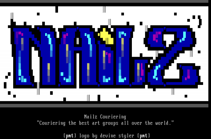 Logo for Nailz couriering by Devine Styler
