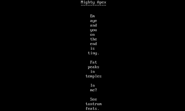 mighty apex