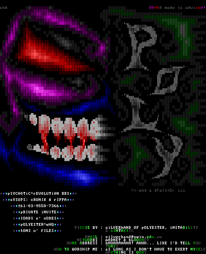 psychotic revolution (80 by 50) by Silverhand