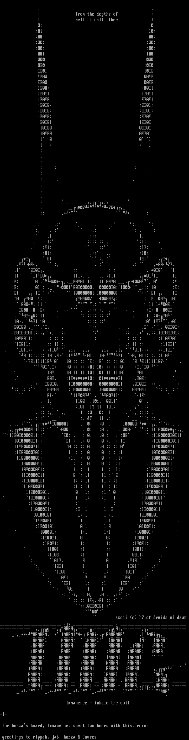 immanence