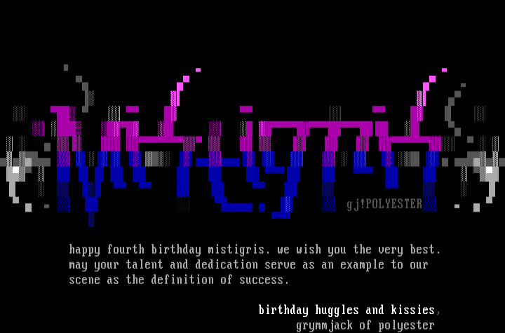 mistigris birthday card =D by grymmjack(gj!)