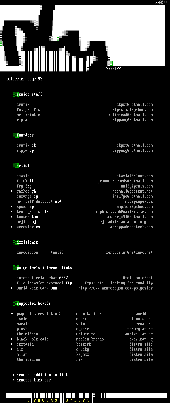 squadron list by polyester