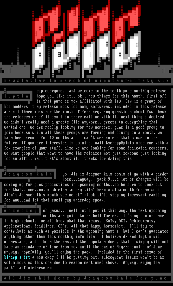 march info file