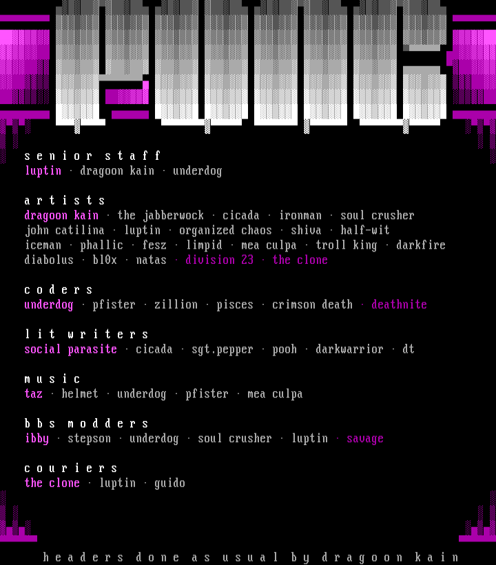 april member list