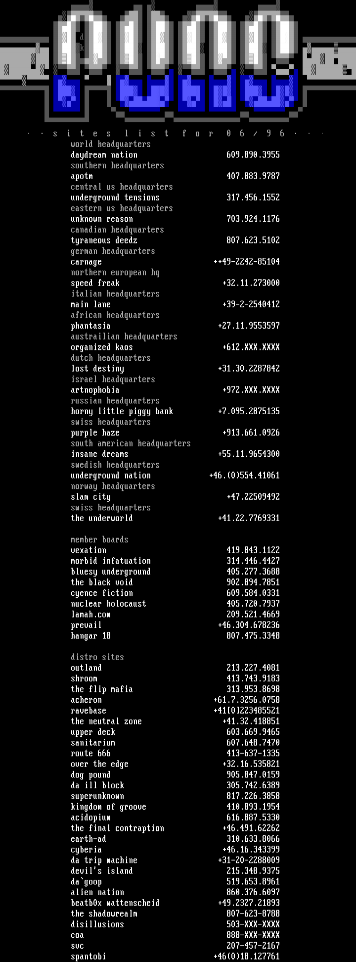 june site list