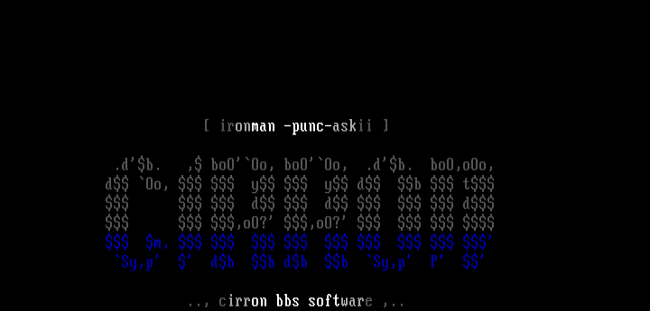 cirron bbs software by Ironman