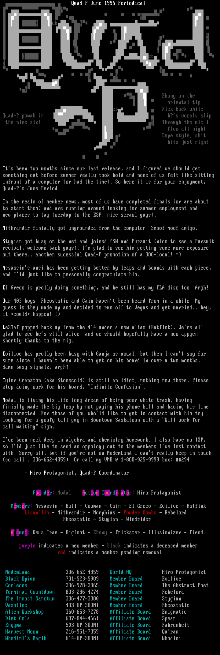 Quad-P Info-tical by Hiro Protagonist