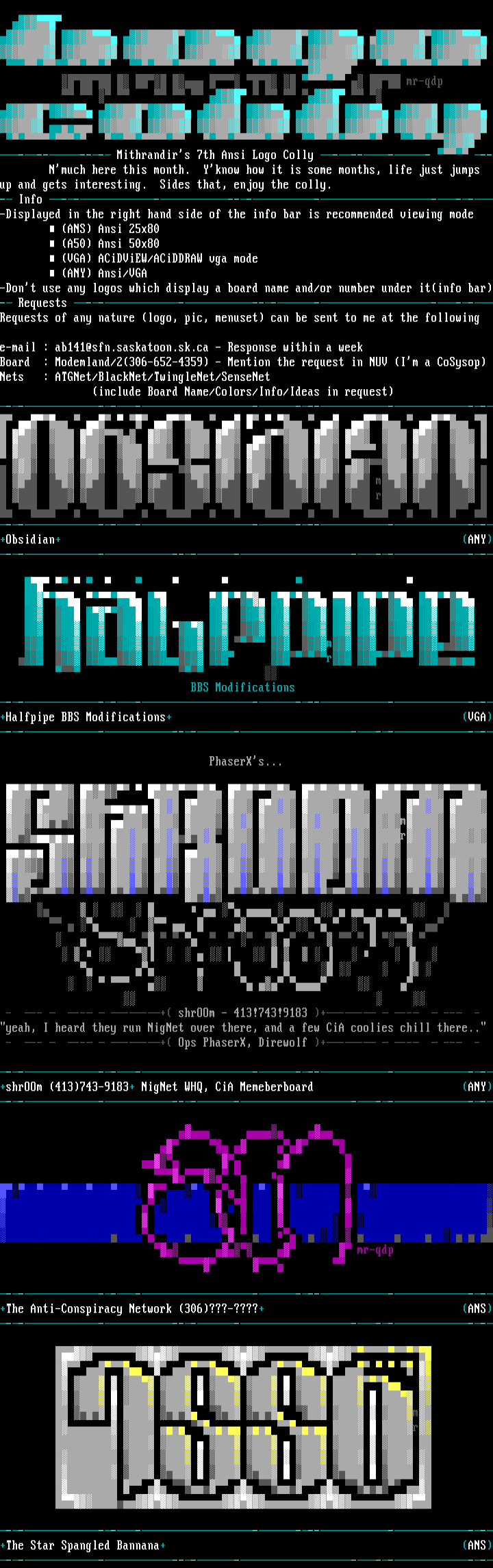 Ansi Logo Collection(7) by Mithrandir