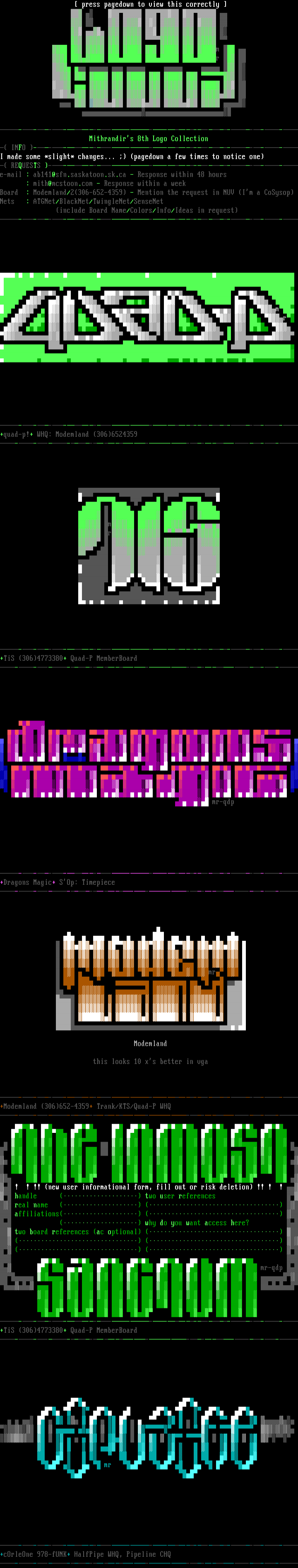 Ansi Logo Collection(8) by Mithrandir