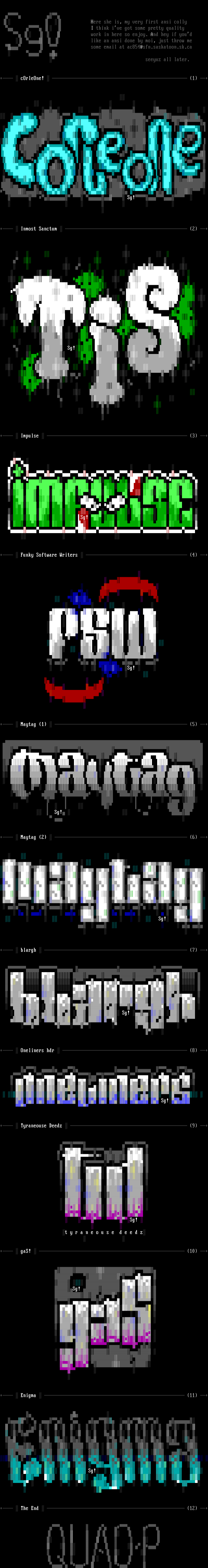 aNSI cOLLY! by Stygian