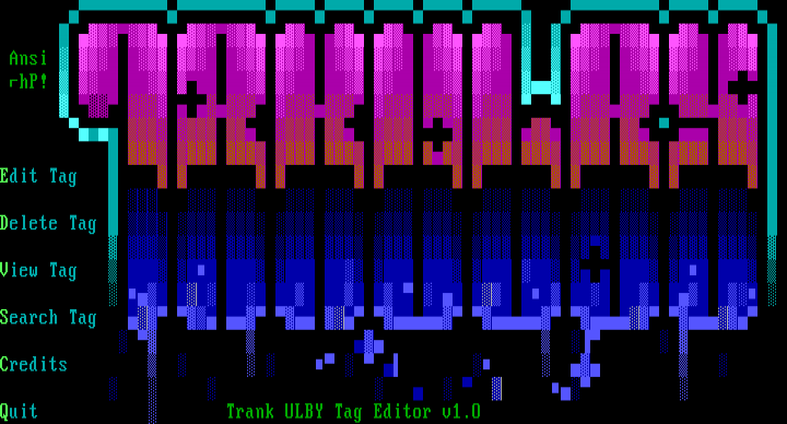 Trank ULBY Ansi Menu by Hiro Protagonist