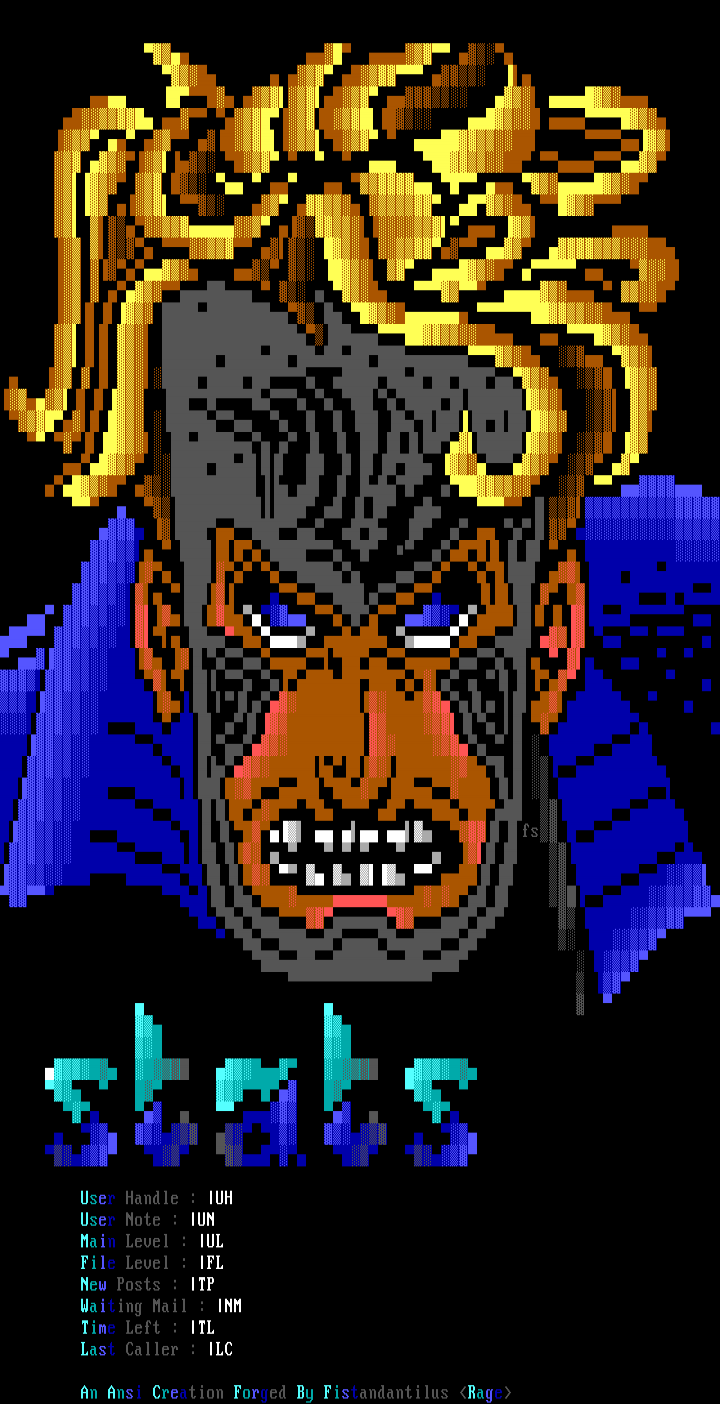 Main Stats Ansi by Fistandantilus