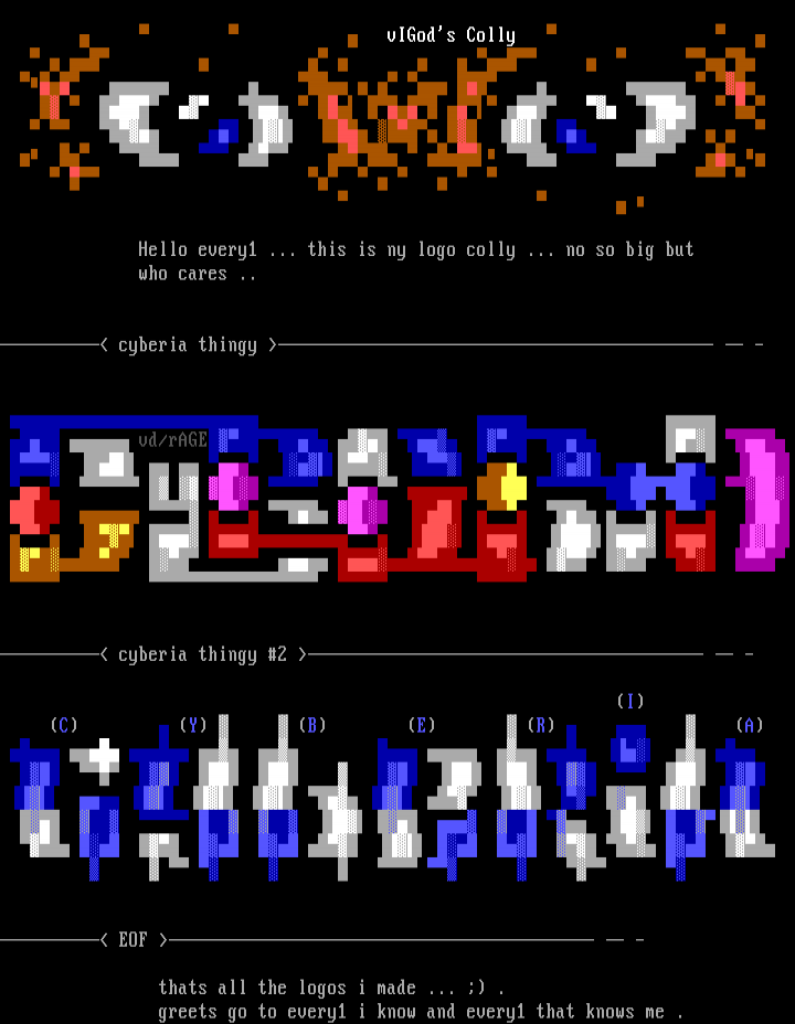vIGod's font colly by vIGod