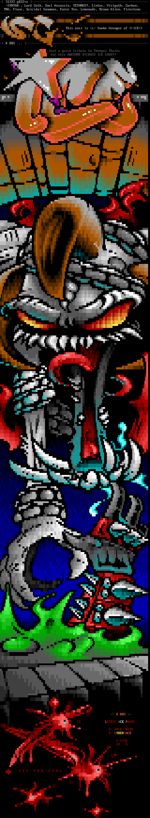 "Snake Grunger ... rICH b0Y!"
