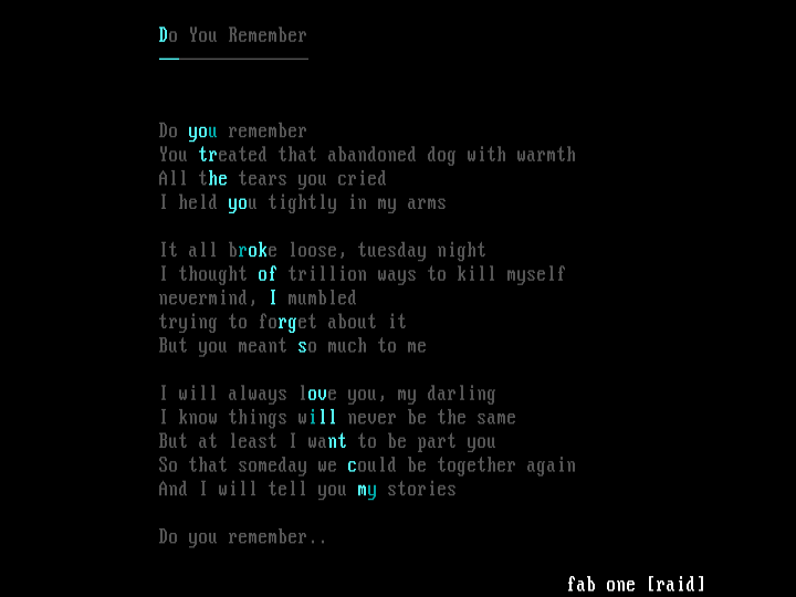 Do You Remember by Fab One