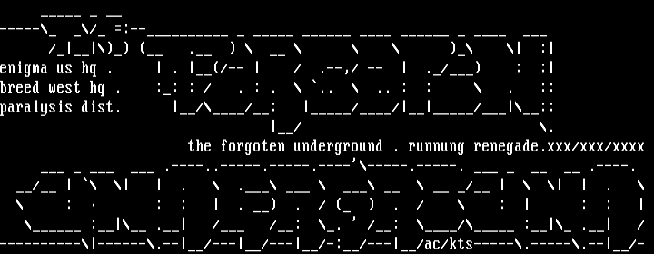 The Forgotten Underground by Achillies