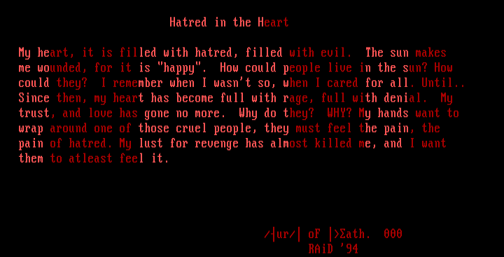 Hatred In The Heart by Aura of Death